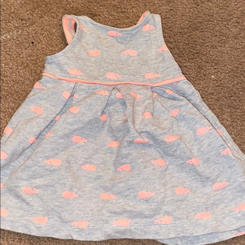 Pink whale dress